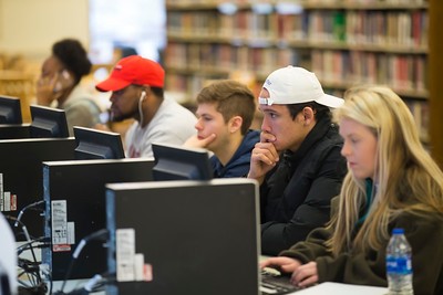 Students in class