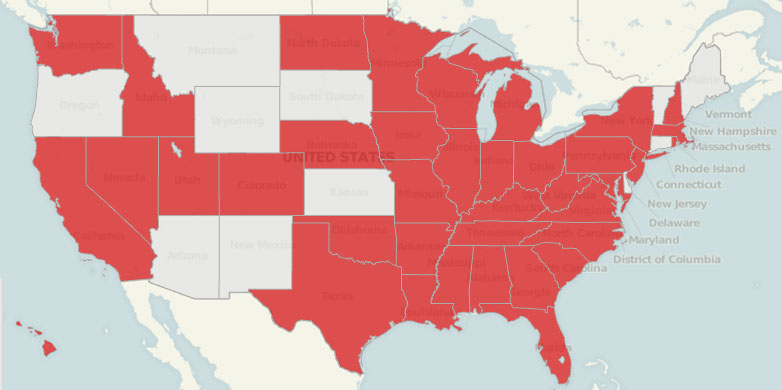 states students originated from